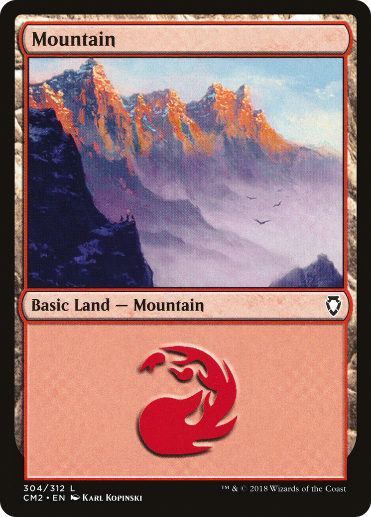 Image of Mountain (304) (CM2-304) - Commander Anthology Volume II