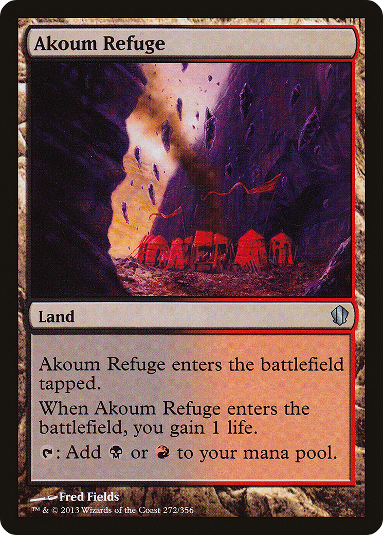 Image of Akoum Refuge (C13-272) - Commander 2013