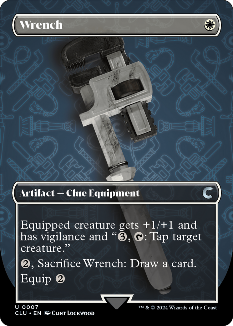 Image of Wrench (Borderless) (CLU-007) - Ravnica: Clue Edition (Borderless)