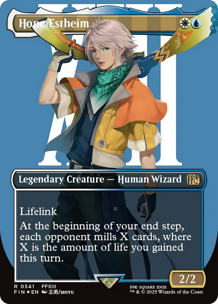 Image of Hope Estheim (Borderless) (Surge Foil) (FIN-541) - FINAL FANTASY (Borderless) Foil