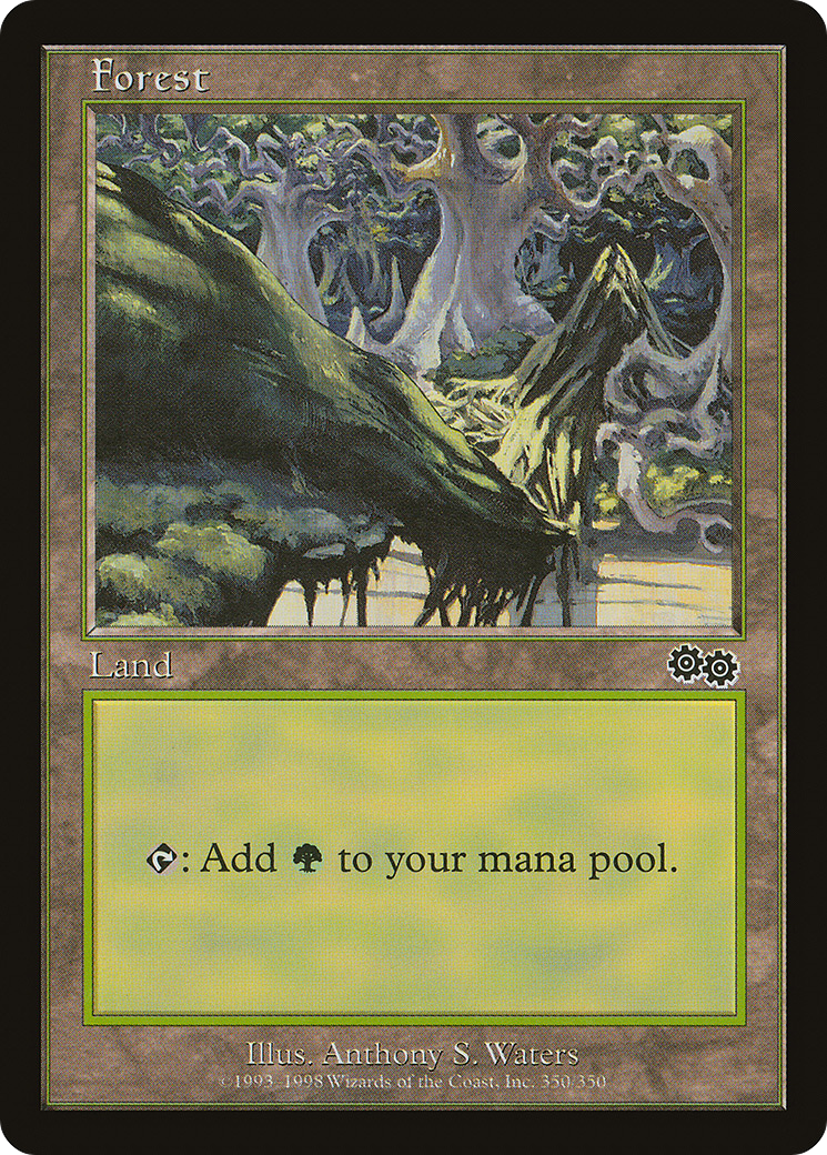 Image of Forest (350) (USG-350) - Urza's Saga