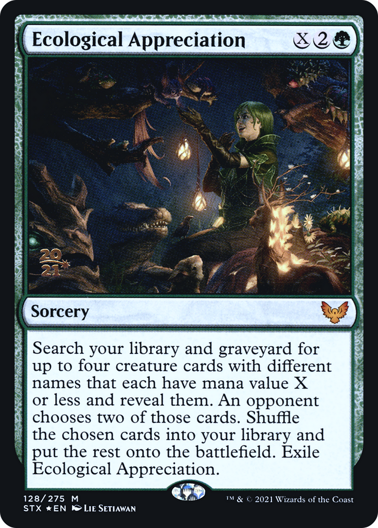 Image of Ecological Appreciation (PRE-128) - Strixhaven: School of Mages Promos Foil