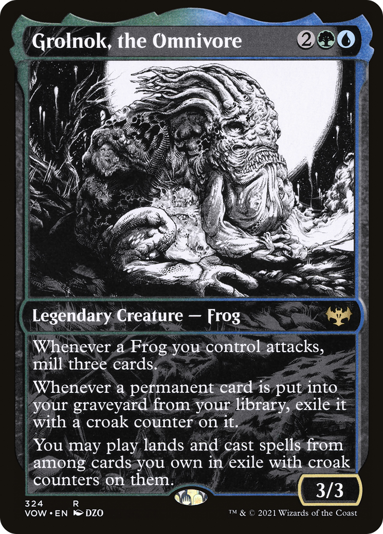 Image of Grolnok, the Omnivore (Showcase) (VOW-324) - Innistrad: Crimson Vow: (Showcase)