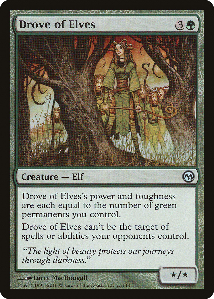 Image of Drove of Elves (DPA-057) - Duels of the Planeswalkers