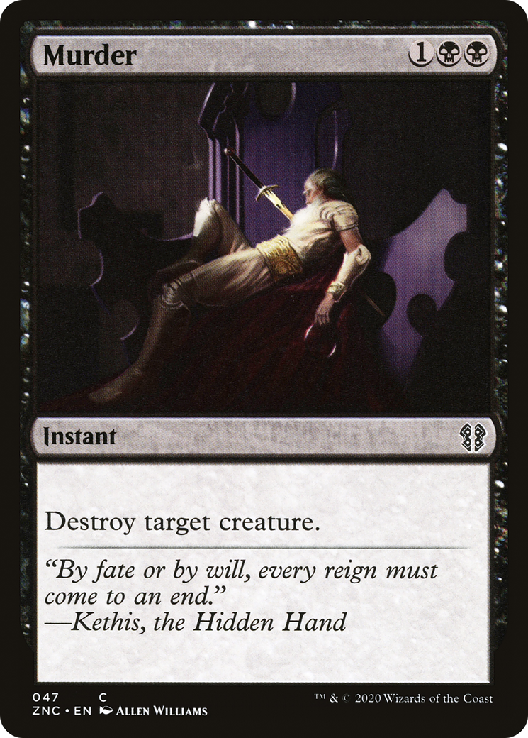 Image of Murder (ZNC-047) - Zendikar Rising Commander