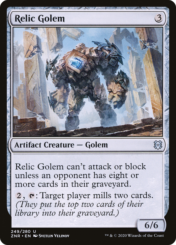 Image of Relic Golem (ZNR-249) - Zendikar Rising