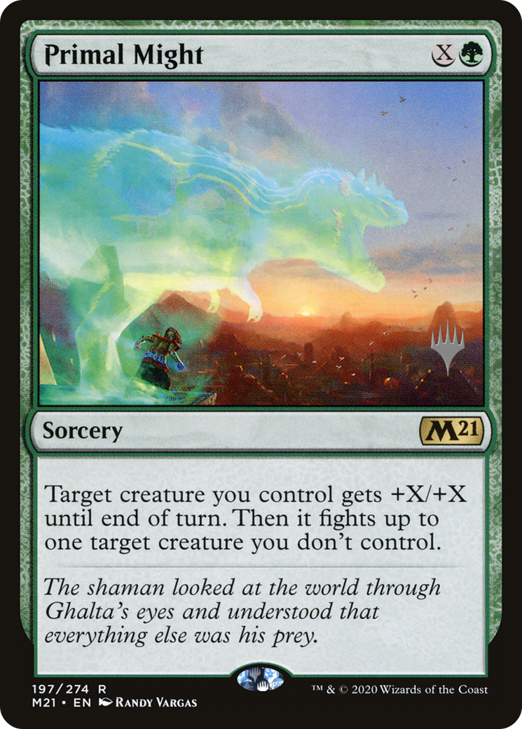 Image of Primal Might (PPM21-197P) - Core Set 2021 Promos