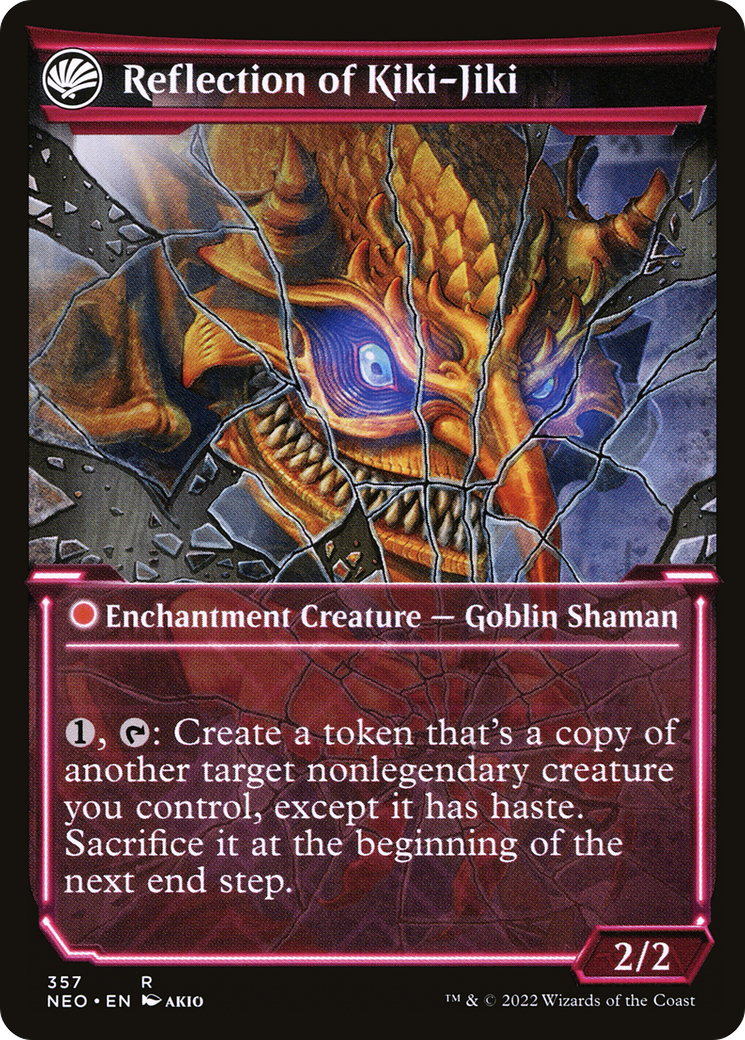 Image of Fable of the Mirror-Breaker (Showcase) (NEO-357) - Kamigawa: Neon Dynasty: (Showcase, fandfc) Foil