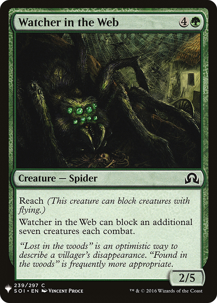 Image of Watcher in the Web (LIST-239) - The List