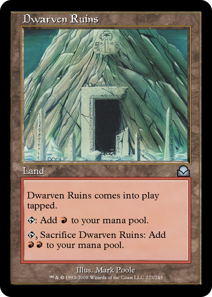 Image of Dwarven Ruins (ME2-227) - Masters Edition II Foil