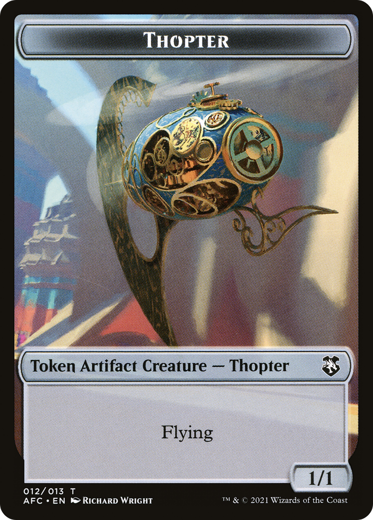 Image of Thopter (TAFC-012) - Forgotten Realms Commander Tokens