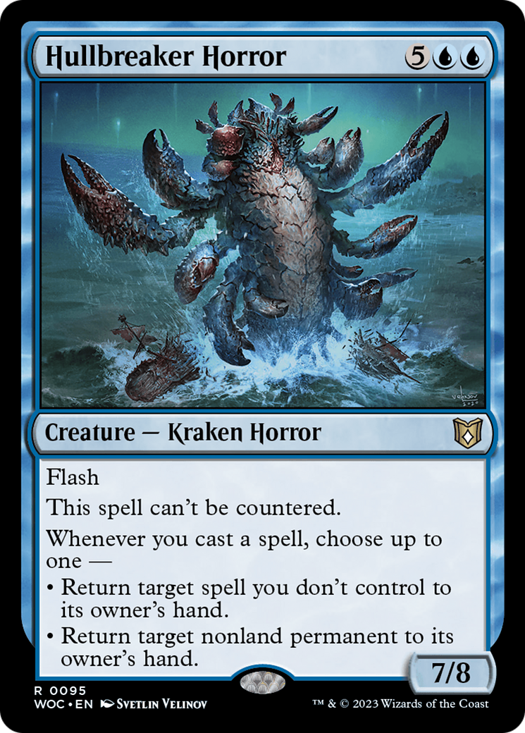 Image of Hullbreaker Horror (WOC-095) - Wilds of Eldraine Commander