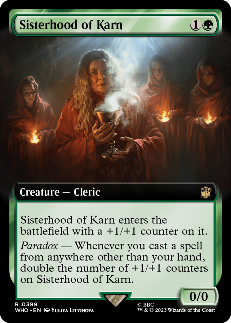 Image of Sisterhood of Karn (Extended Art) (WHO-399) - Doctor Who: (Extended Art) Foil