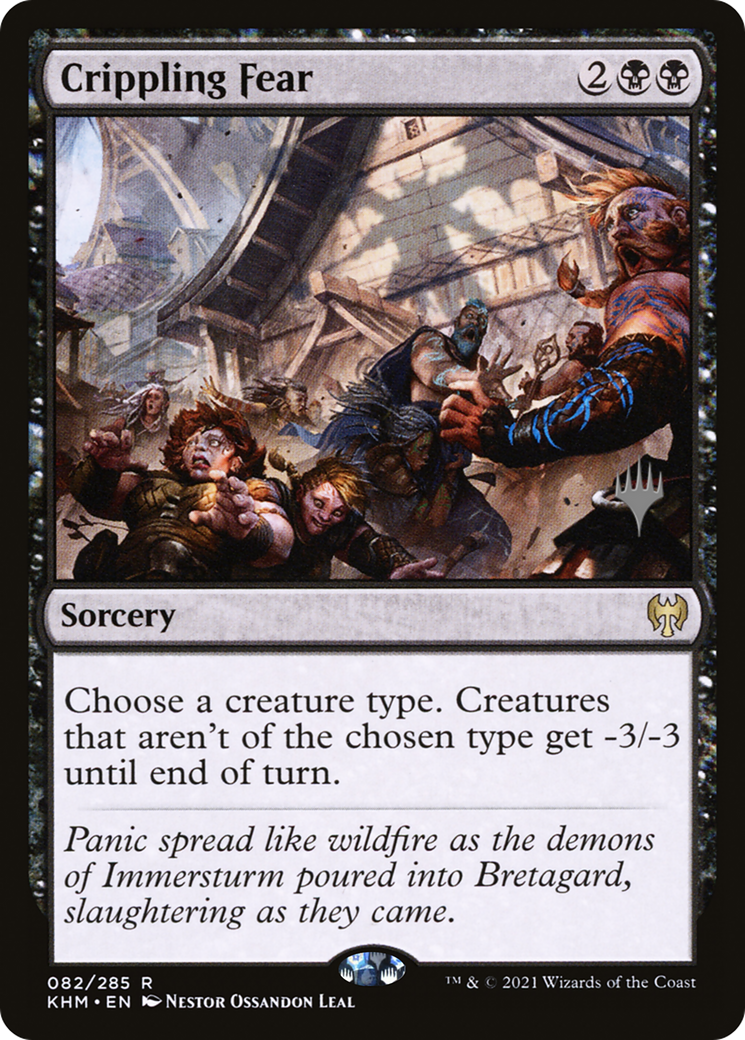 Image of Crippling Fear (PPKHM-082) - Kaldheim Promos