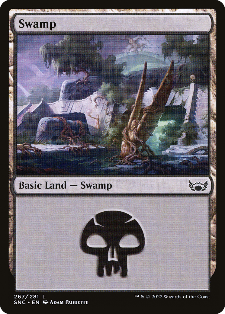Image of Swamp (267) (SNC-267) - Streets of New Capenna Foil