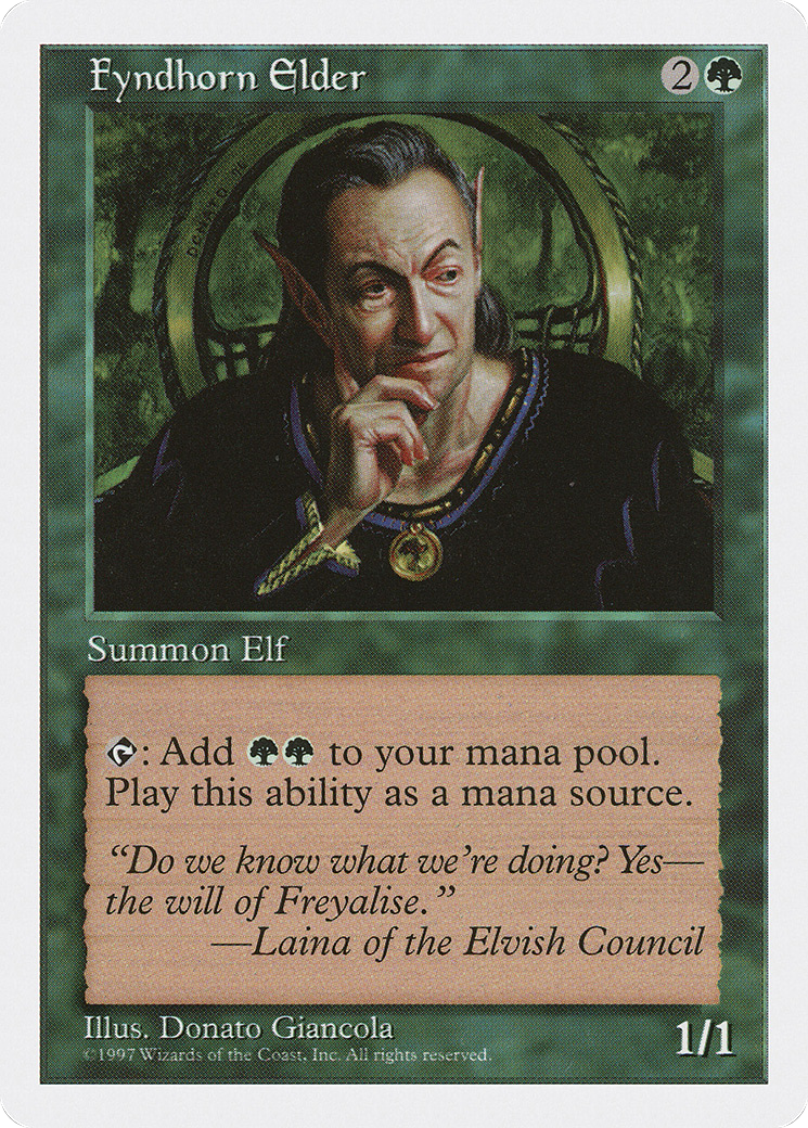 Image of Fyndhorn Elder (5ED-) - Fifth Edition
