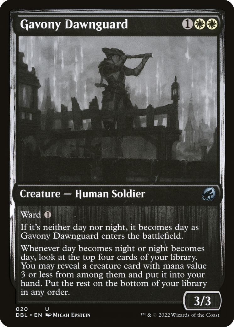 Image of Gavony Dawnguard (DBL-020) - Innistrad: Double Feature