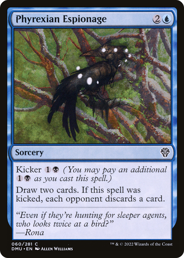 Image of Phyrexian Espionage (DMU-060) - Dominaria United