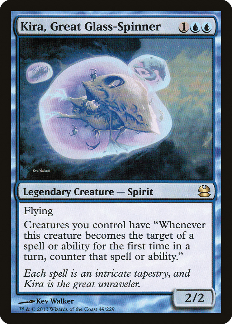 Image of Kira, Great Glass-Spinner (MMA-049) - Modern Masters Foil