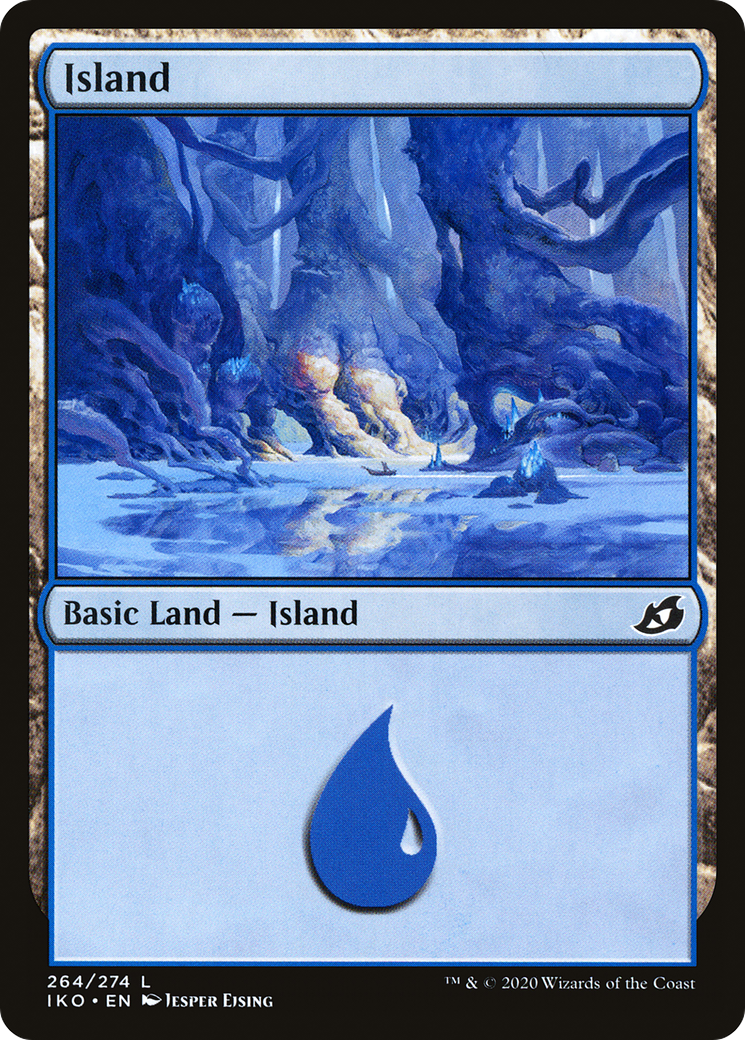 Image of Island (264) (IKO-264) - Ikoria: Lair of Behemoths Foil