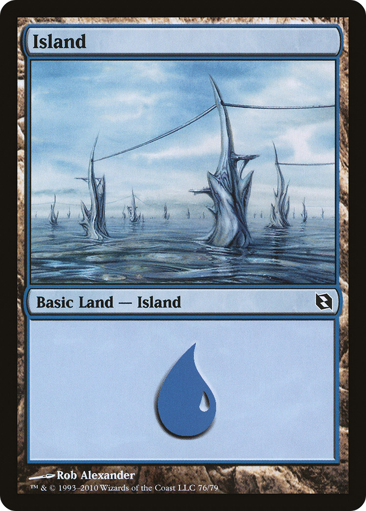 Image of Island (76) (DDF-076) - Duel Decks: Elspeth vs. Tezzeret