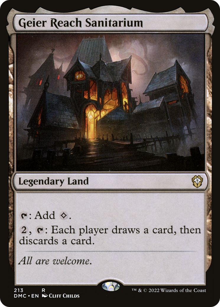 Image of Geier Reach Sanitarium (DMC-213) - Dominaria United Commander