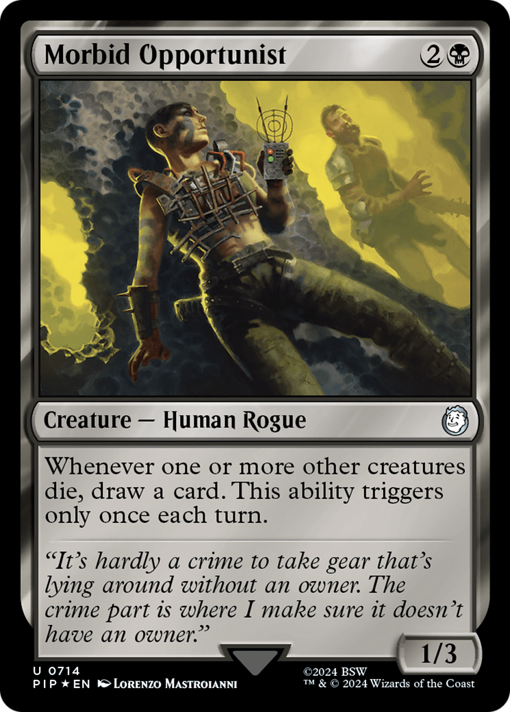 Image of Morbid Opportunist (Surge Foil) (PIP-714) - Fallout Foil