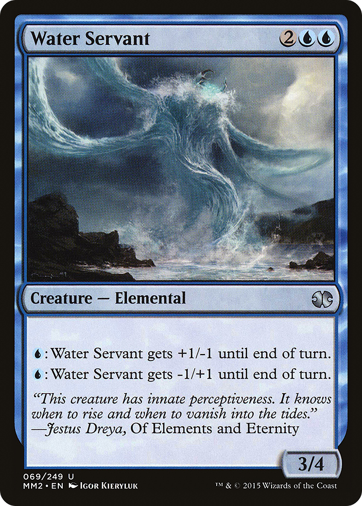 Image of Water Servant (MM2-069) - Modern Masters 2015 Foil