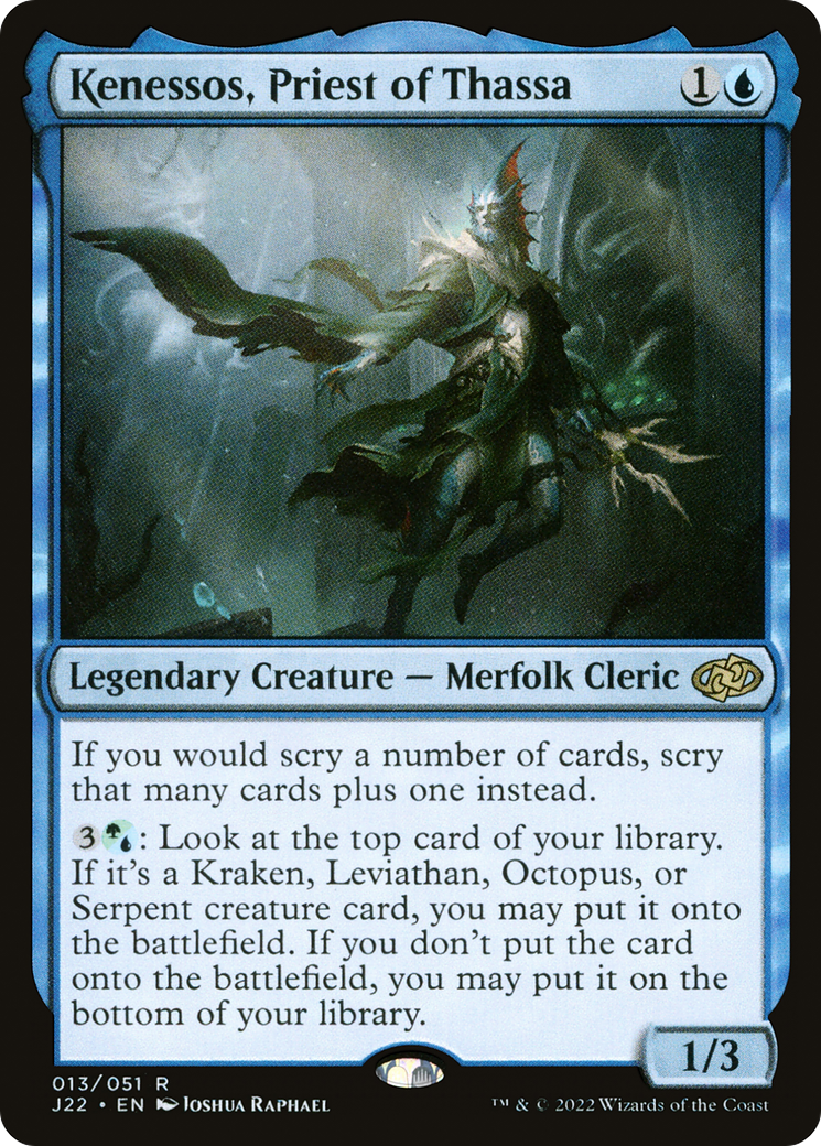 Image of Kenessos, Priest of Thassa (J22-013) - Jumpstart 2022
