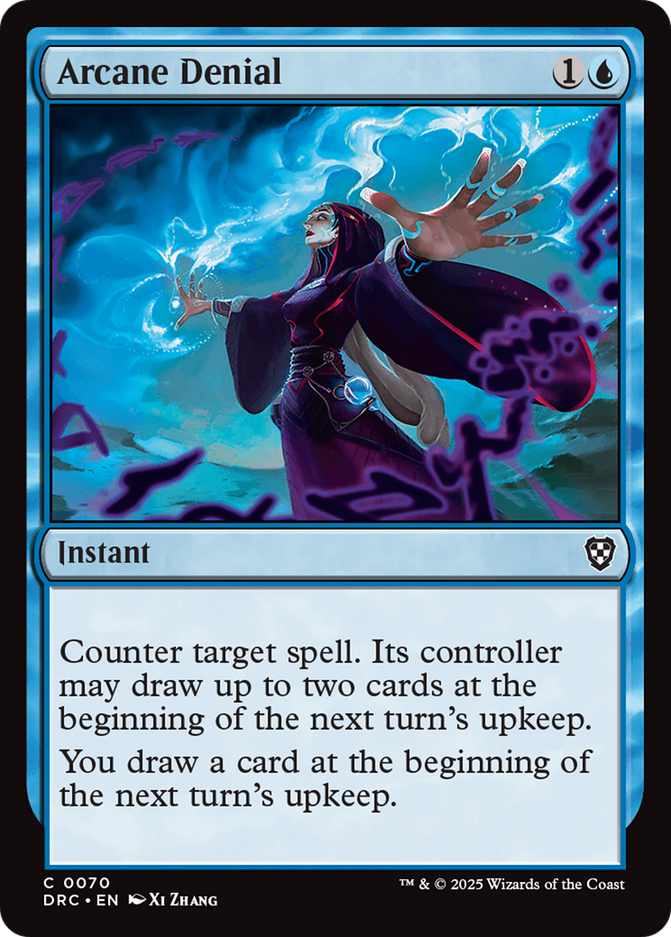 Image of Arcane Denial (DRC-070) - Commander: Aetherdrift