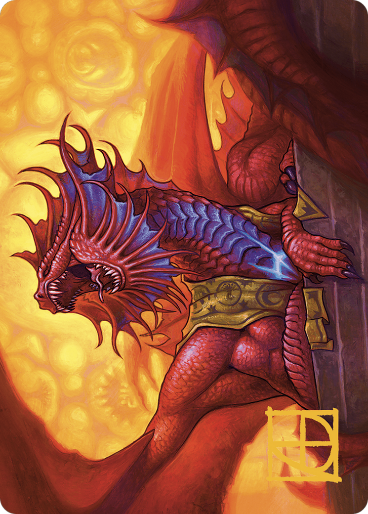 Image of Niv-Mizzet, Guildpact // Niv-Mizzet, Guildpact (AMKM-044) - Murders at Karlov Manor Art Series (Borderless) Foil