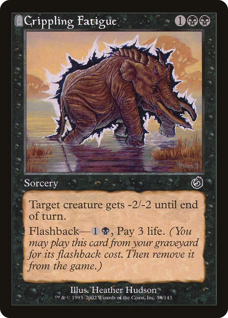 Image of Crippling Fatigue (TOR-058) - Torment: (tombstone) Foil