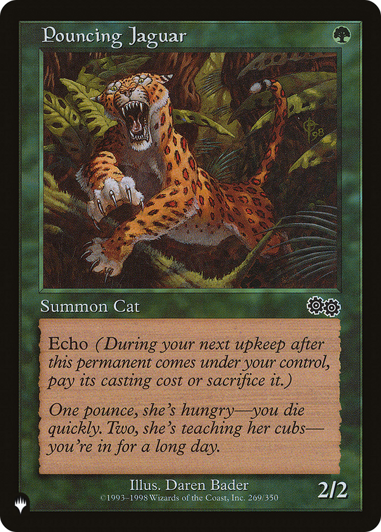 Image of Pouncing Jaguar (LIST-USG-269) - The List