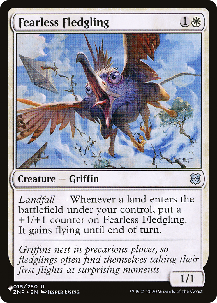 Image of Fearless Fledgling (LIST-ZNR-15) - The List