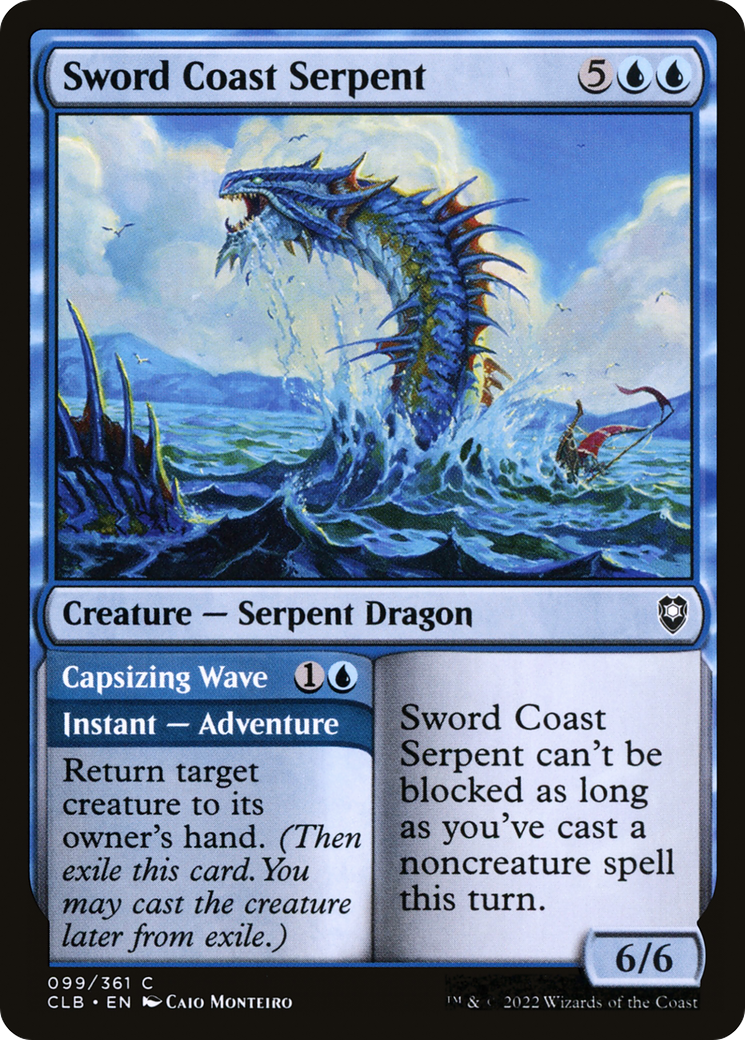 Image of Sword Coast Serpent (CLB-099) - Commander Legends: Battle for Baldur's Gate