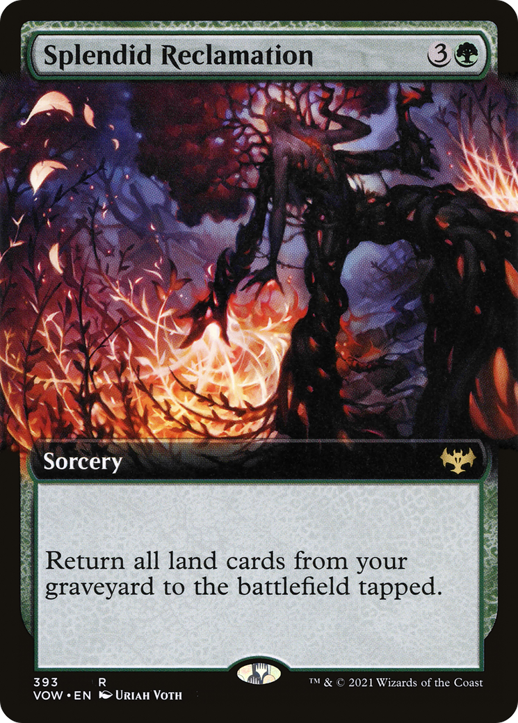 Image of Splendid Reclamation (Extended Art) (VOW-393) - Innistrad: Crimson Vow: (Extended Art)