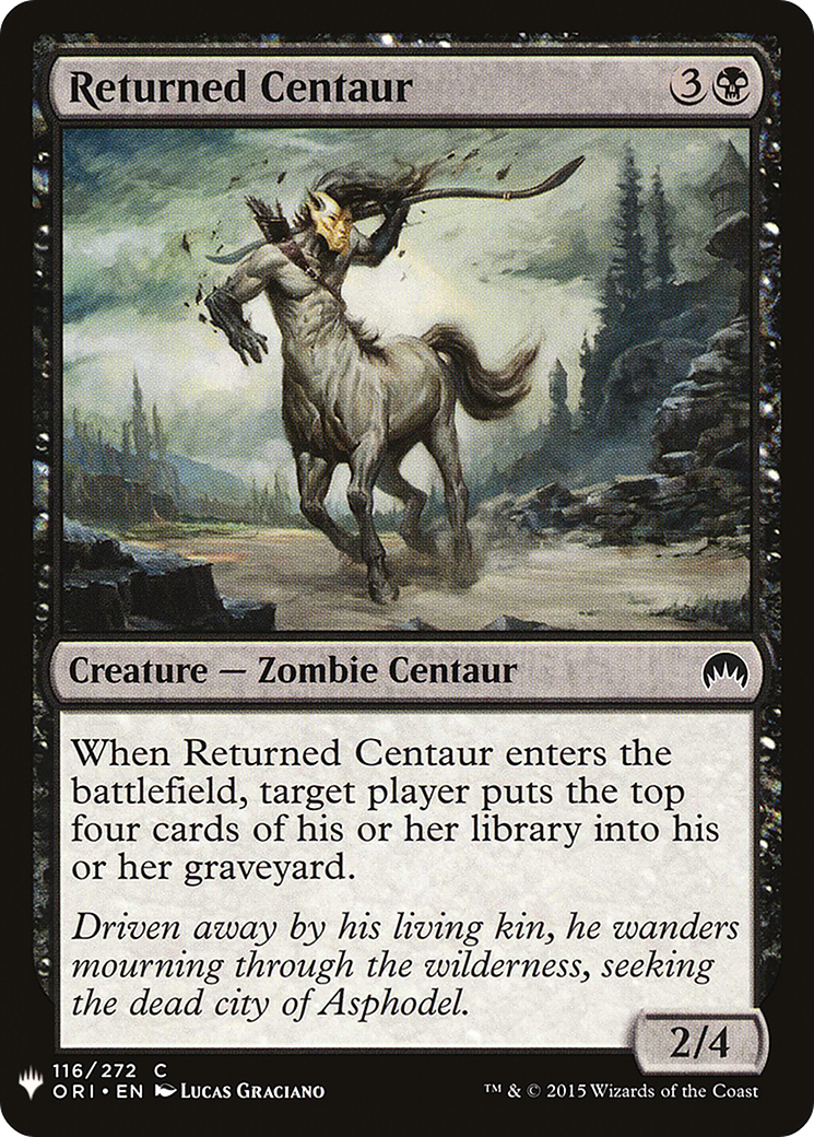 Image of Returned Centaur (LIST-116) - The List