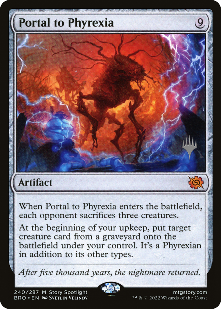 Image of Portal to Phyrexia (PPBRO-240) - The Brothers' War Promos