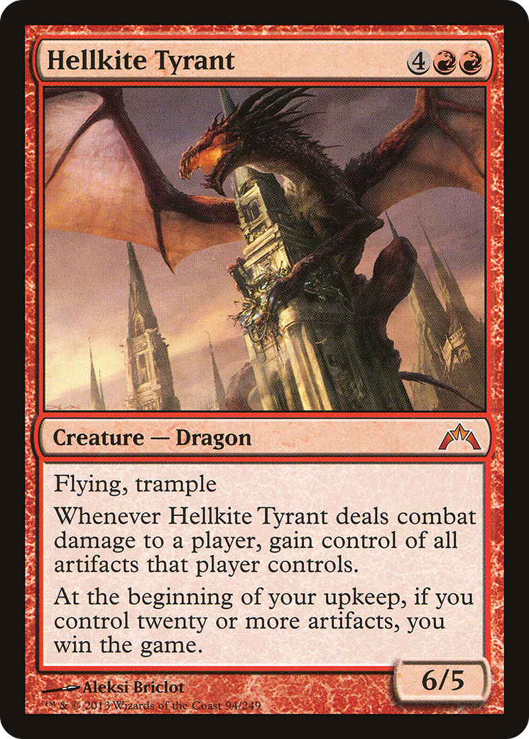 Image of Hellkite Tyrant (GTC-094) - Gatecrash Foil