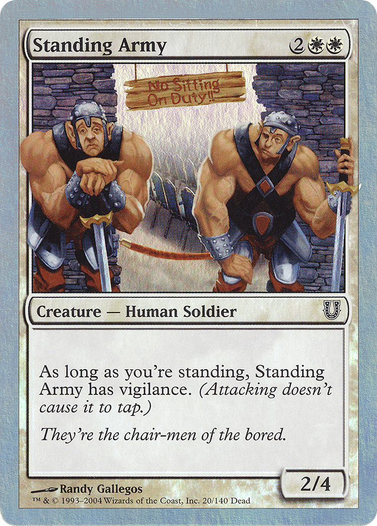 Image of Standing Army (UNH-20★) - Unhinged Foil
