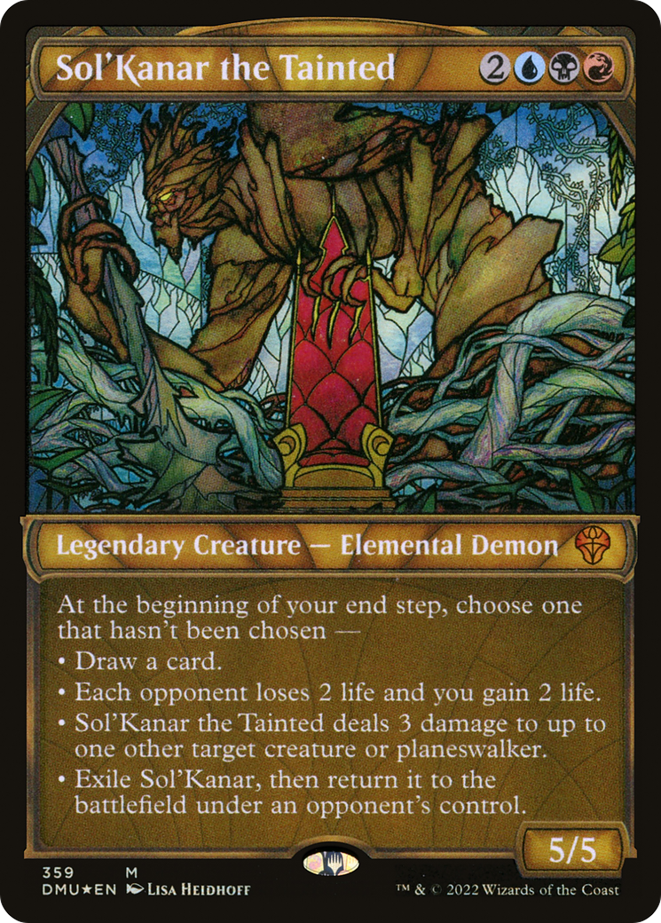 Image of Sol'Kanar the Tainted (Textured Foil) (DMU-359) - Dominaria United: (Showcase) Foil