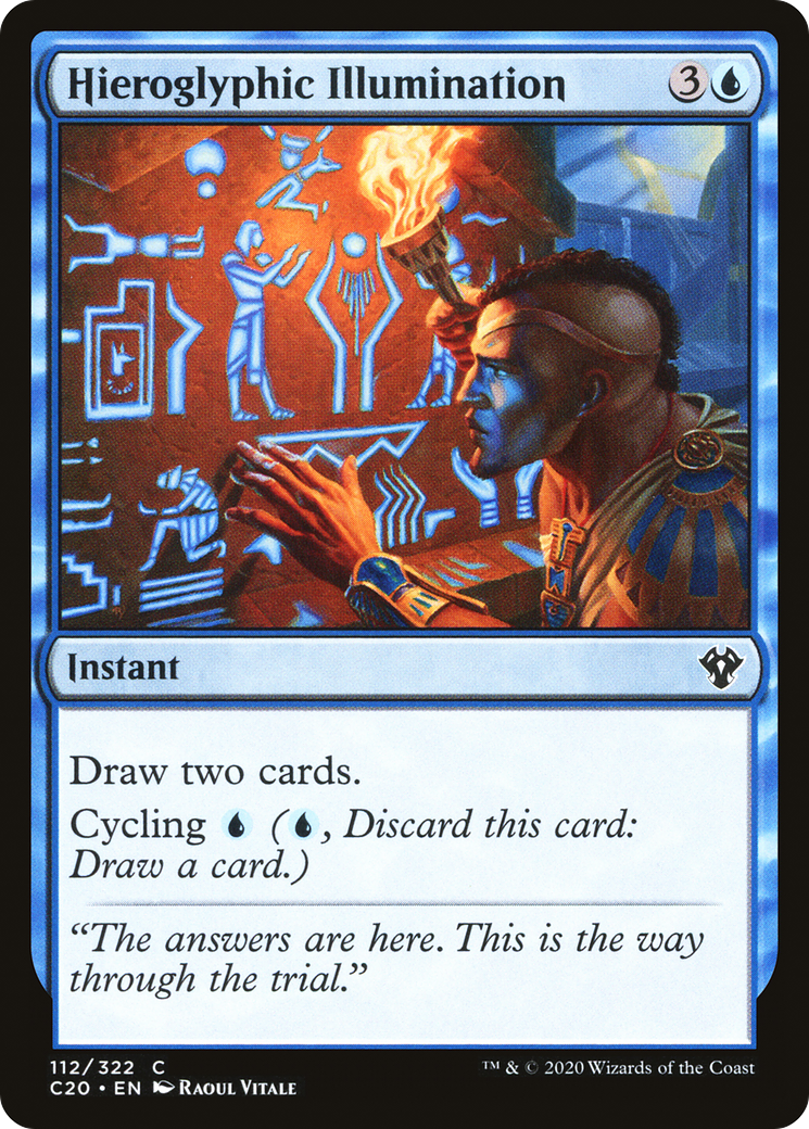 Image of Hieroglyphic Illumination (C20-112) - Commander 2020