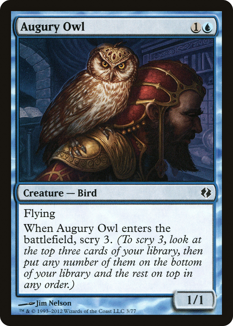 Image of Augury Owl (DDI-003) - Duel Decks: Venser vs. Koth