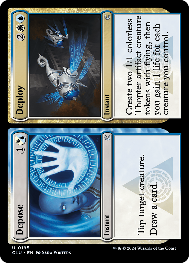 Image of Depose // Deploy (CLU-185) - Ravnica: Clue Edition