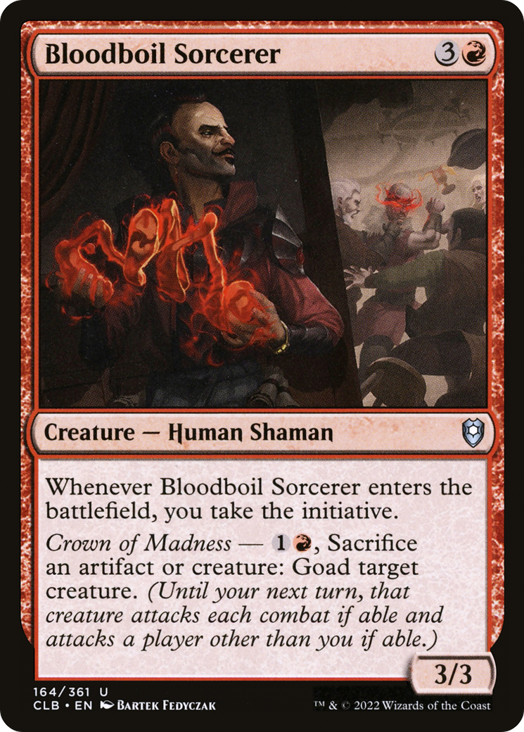 Image of Bloodboil Sorcerer (CLB-164) - Commander Legends: Battle for Baldur's Gate