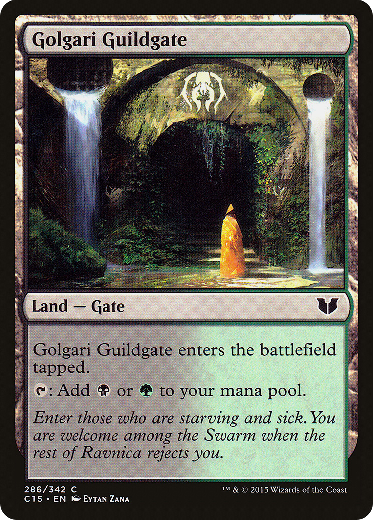 Image of Golgari Guildgate (C15-286) - Commander 2015