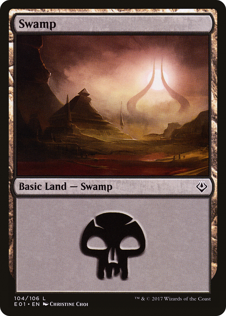 Image of Swamp (104) (AC2-104) - Archenemy: Nicol Bolas