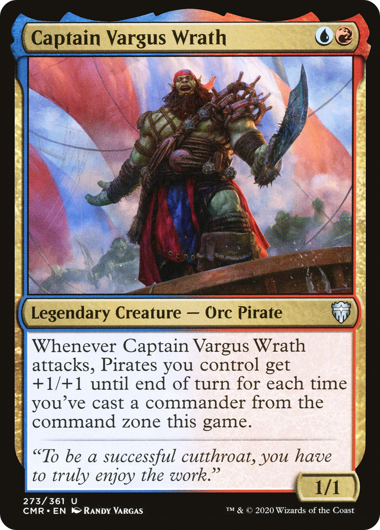 Image of Captain Vargus Wrath (CMR-273) - Commander Legends Foil