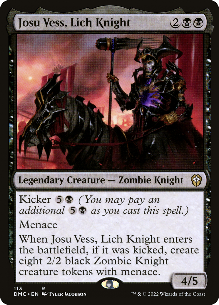 Image of Josu Vess, Lich Knight (DMC-113) - Dominaria United Commander