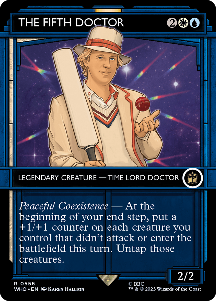 Image of The Fifth Doctor (Showcase) (WHO-556) - Doctor Who: (Showcase) (Borderless)